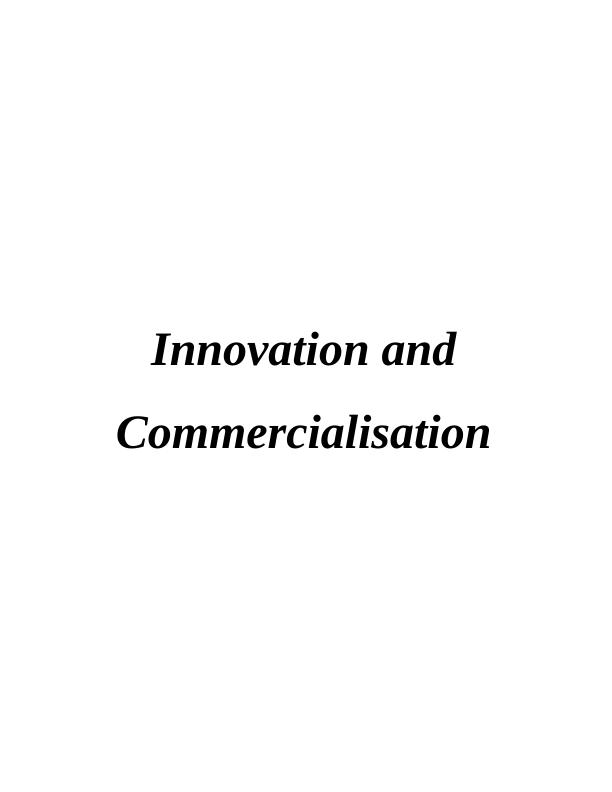 [PDF[ Innovation and Commercialisation Assignment_1