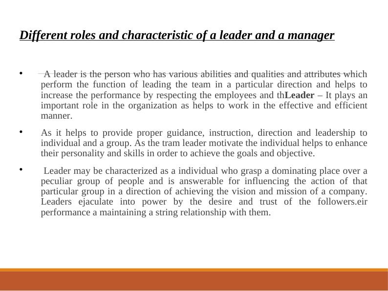 Roles and Characteristics of a Leader and Manager in Operational Management_4