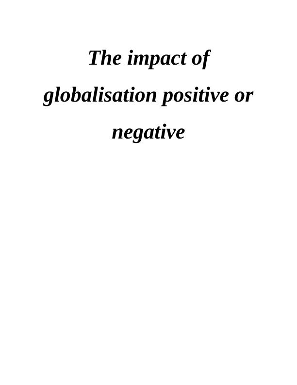 Impact of Globalisation Positive or Negative PDF_1