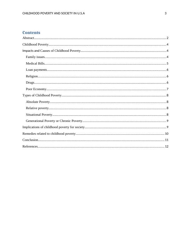 Report on Childhood Poverty and Society in U.S.A_3