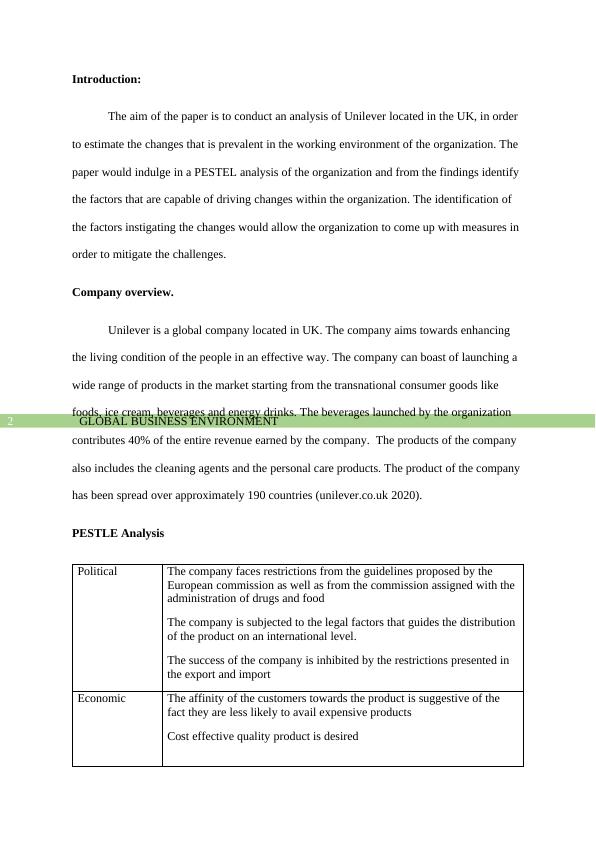 business environment case study for mba