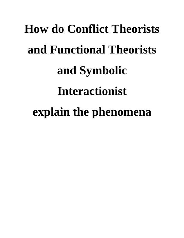 Theorists, Functional Theorists & Symbolic Interactionis_1