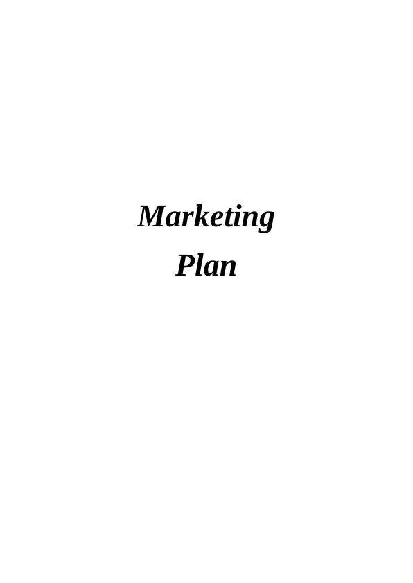 Importance of Marketing Plan in an Organization