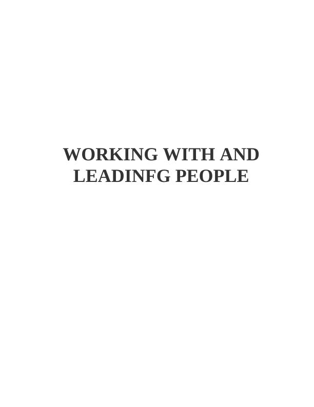 Report on Working and Leading Workers in Company_1