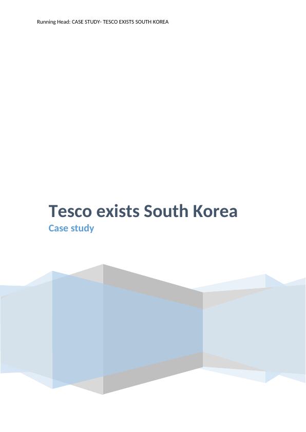 tesco south korea case study