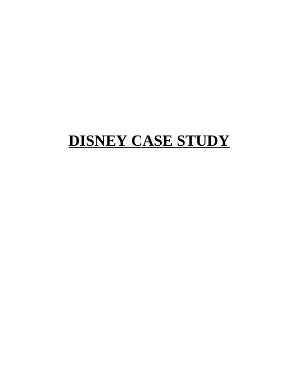 Report On Disneyland Paris Resort-Sales Strategies &Investment Program_1