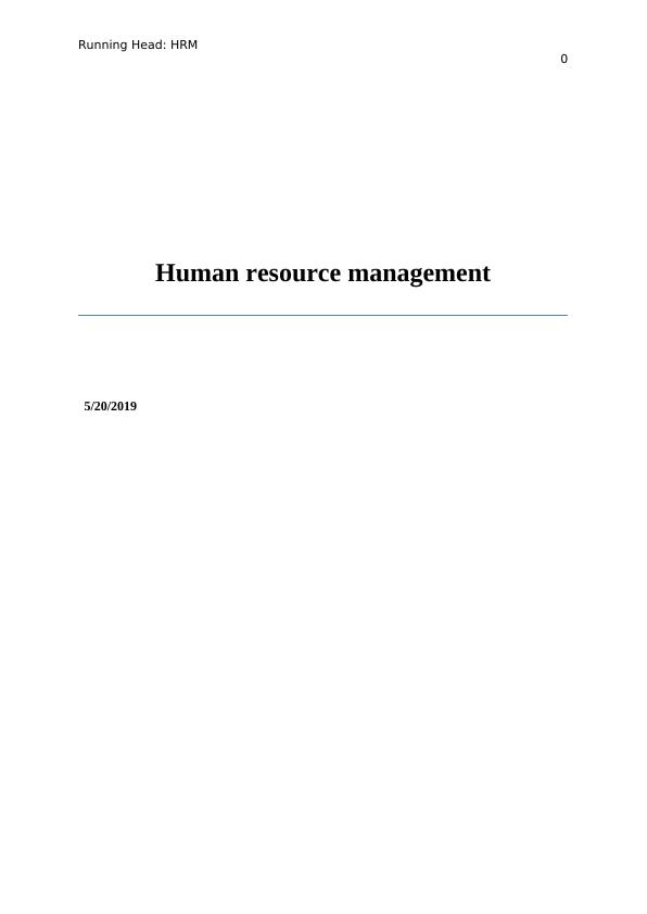 Global Human Resource Management: ANZ Offshoring Business to India_1