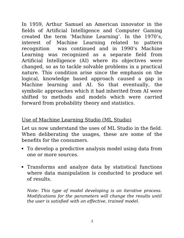 Introduction to Azure ML Studio | Essay_3