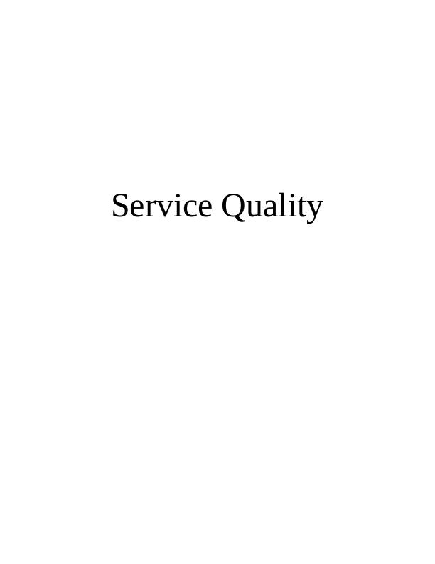 Managing Service Quality in The West India Quay Hotel_1
