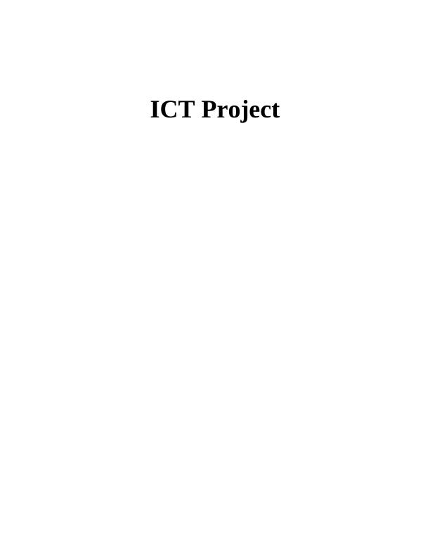 ICT Project