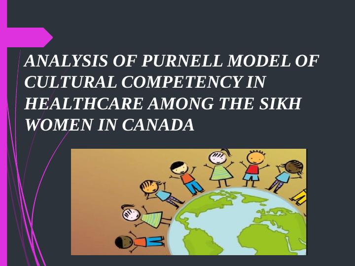 Analysis of Purnell Model of Cultural Competency in Healthcare among the Sikh Women in Canada_3