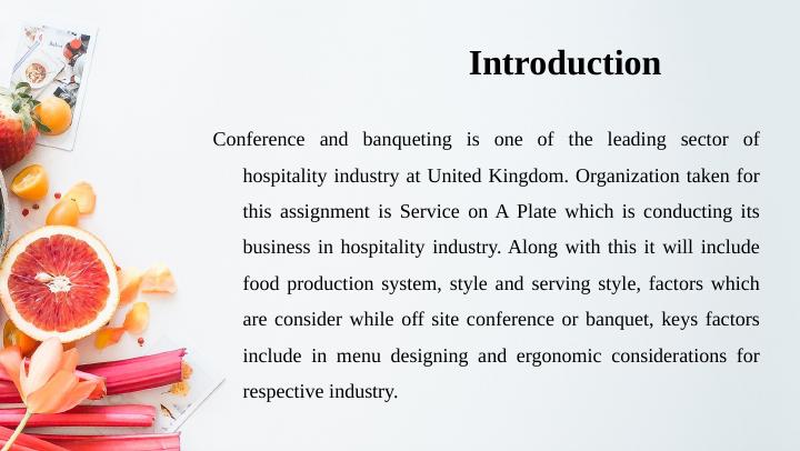 Conference And Banqueting Management