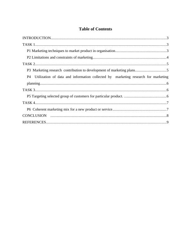 Report on Marketing Techniques Doc_2