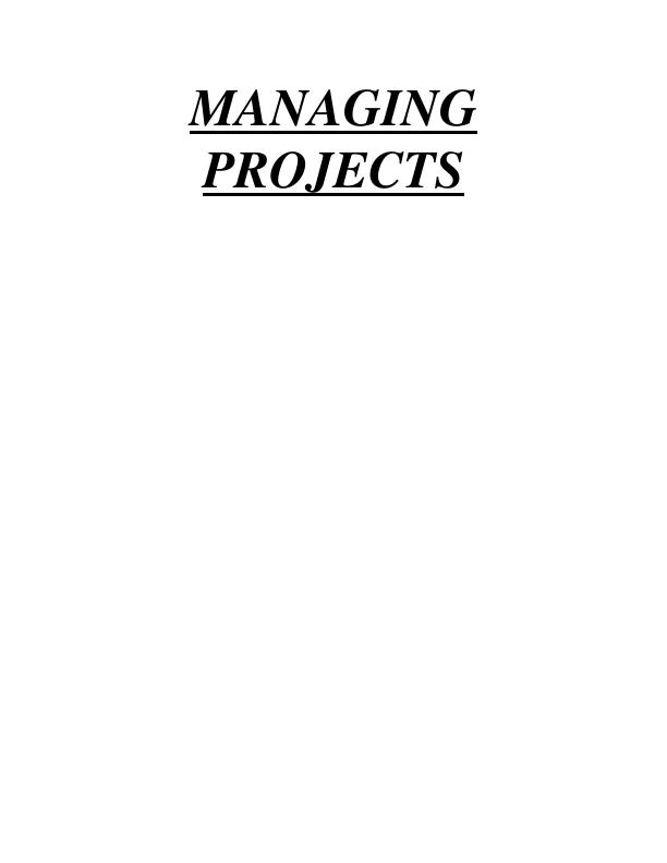 MANAGING PROJECTS_1