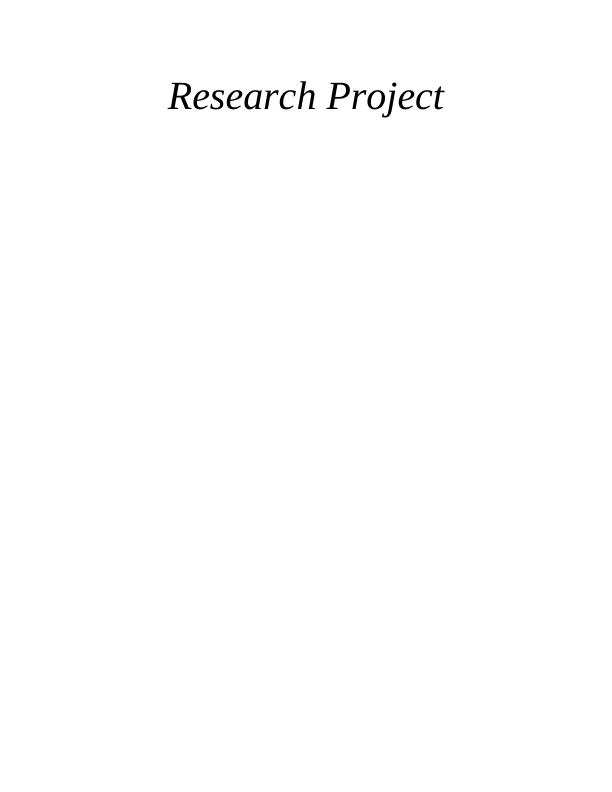 Formulate and Record possible Research Project Outline Specifications_1