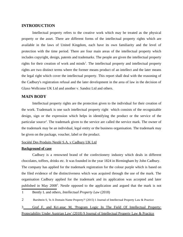 Intellectual Property Law Trademark and Colour