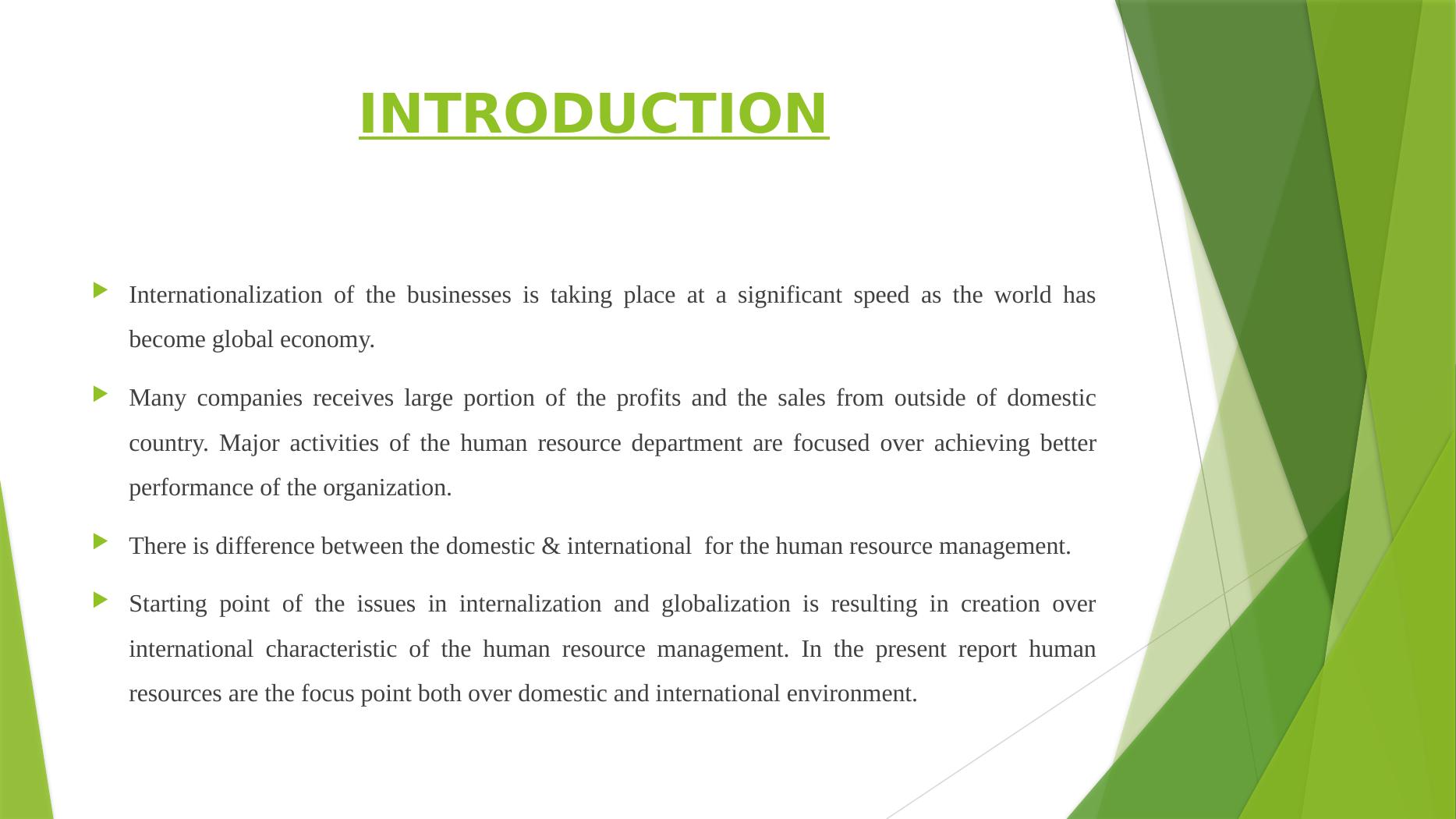 Difference Between Domestic and International HRM - Desklib