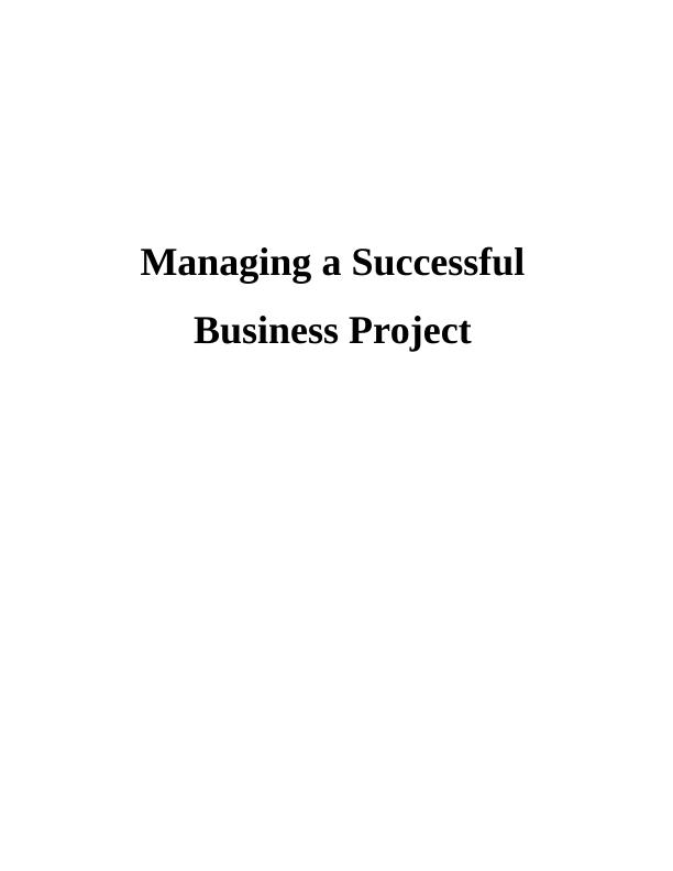 Managing a Successful Business Project: Impact of Digital Technology supporting Small Business Growth and Innovation_1