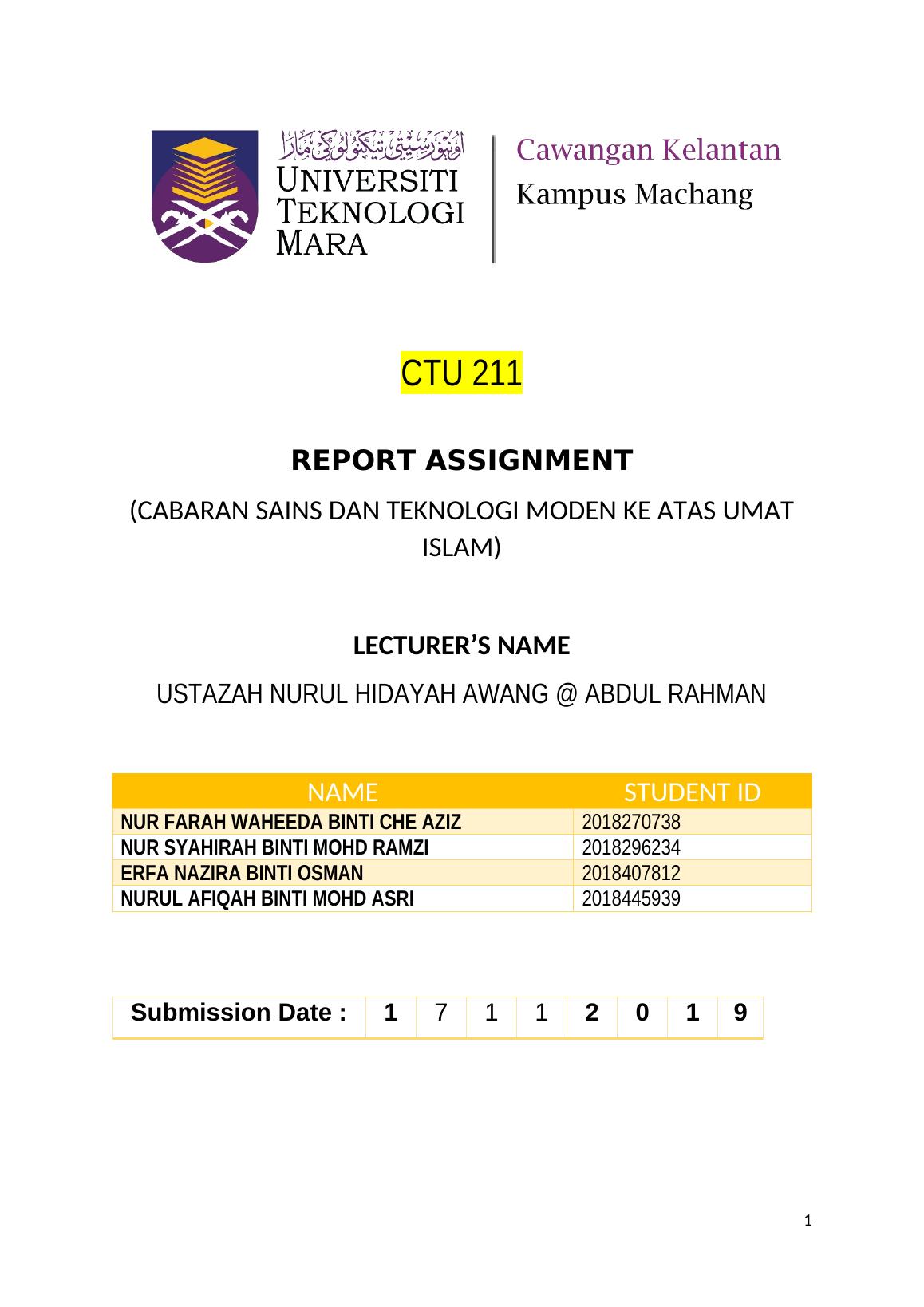 Cabaran Sains Dan Teknologi Moden Ke Atas Umat Islam Pdf