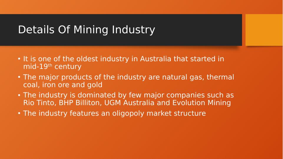 Mining Industry in Australia  Assignment 2022_3