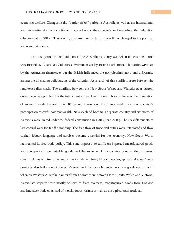 Essay on Impacts of Australian Trade Policies_4