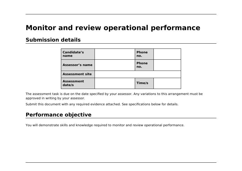 Monitor and review operational performance._1