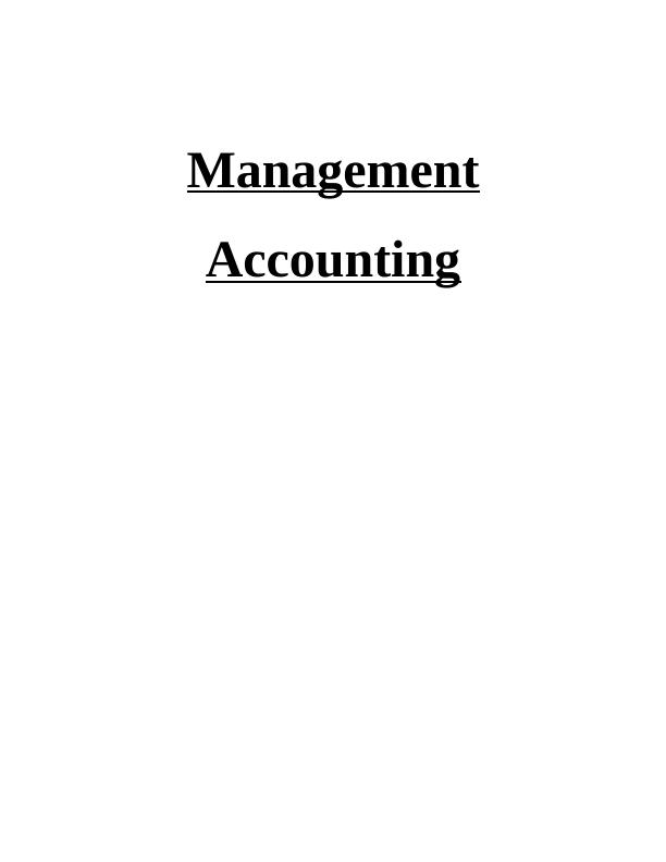 (Solution) Management Accounting System PDF_1