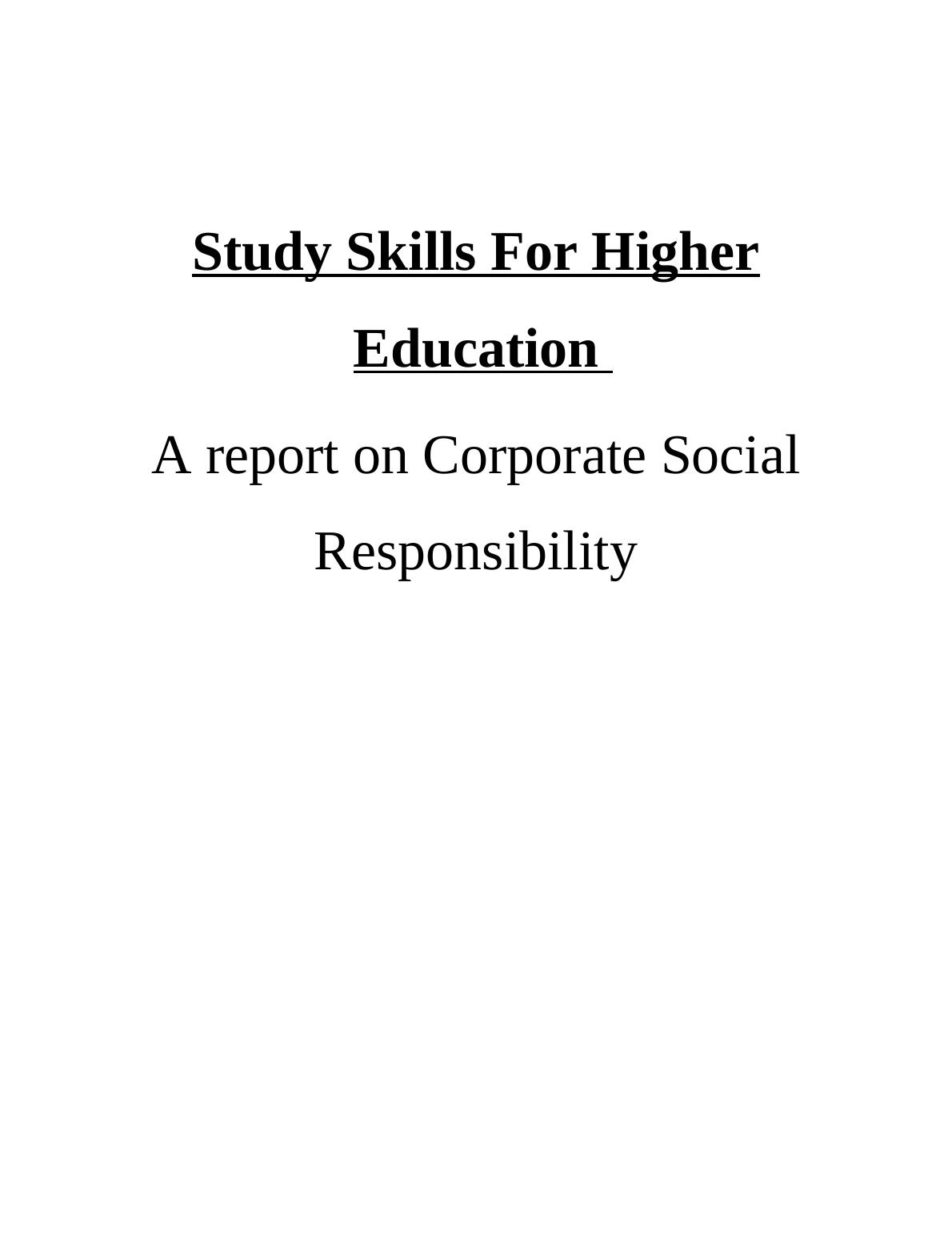 Literature Review on Corporate Social Responsibility - Doc_1