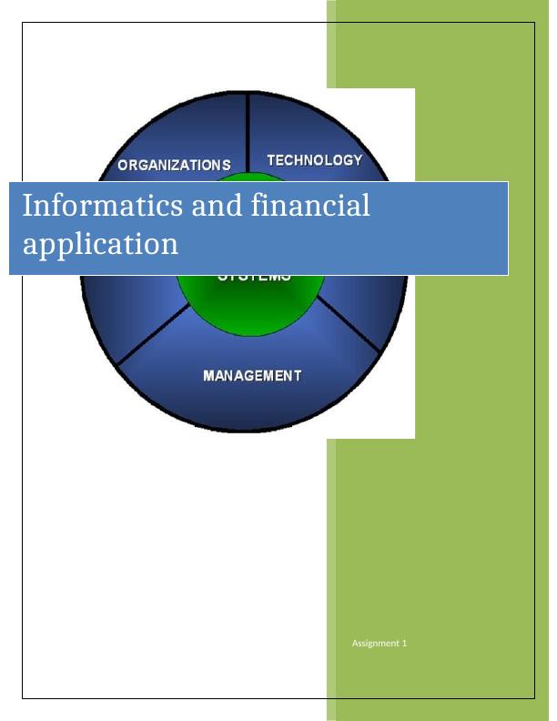 Informatics and Financial Application - Assignment_1