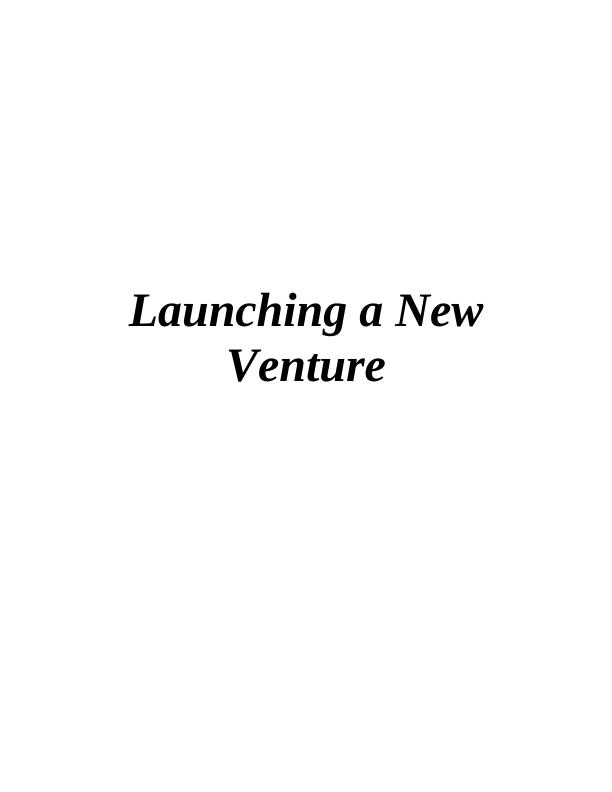 Launching a New Venture_1