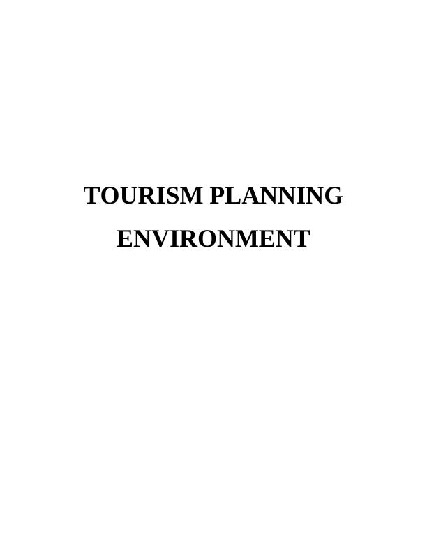 2204HSL - Concept of Sustainable Tourism Assignment_1