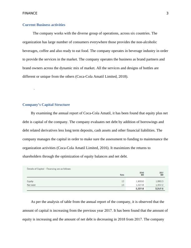 Financial Analysis of Coca-Cola Amatil Limited_4