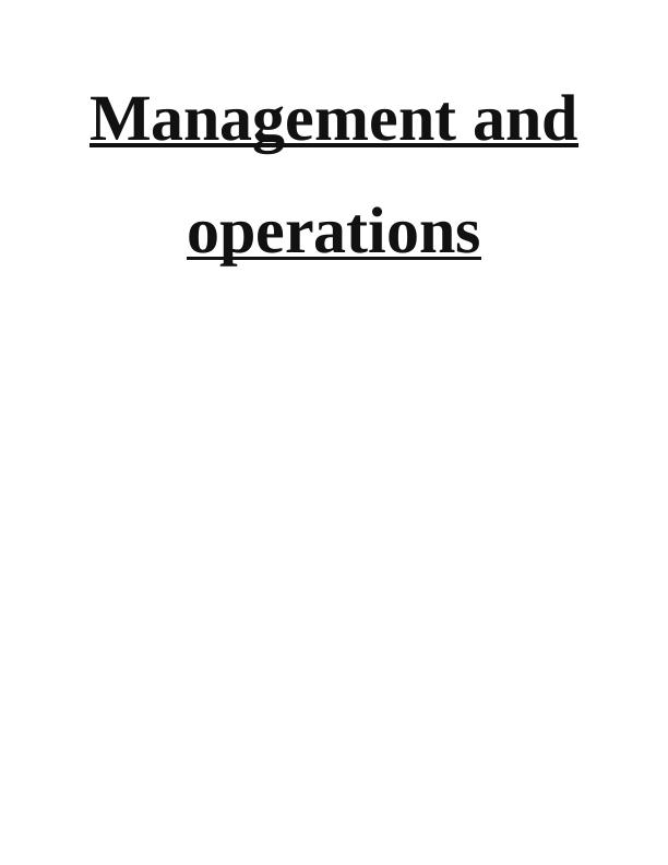 Management & Operations - Starbucks_1