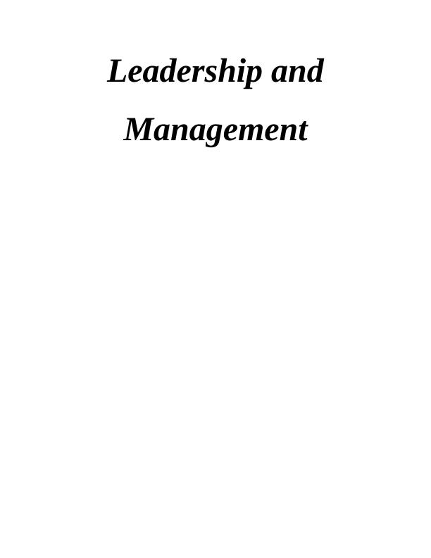 Leadership and Management_1
