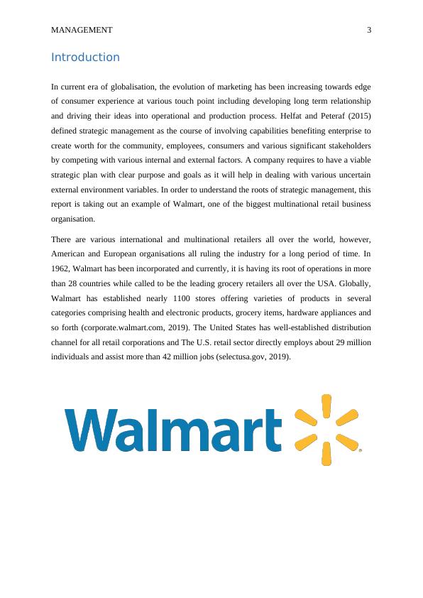 Walmart Business Strategy and Competitive Advantage Assignment_4