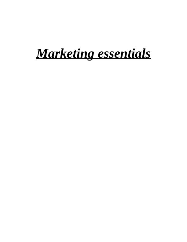 Marketing Essentials: Strategies for Success_1