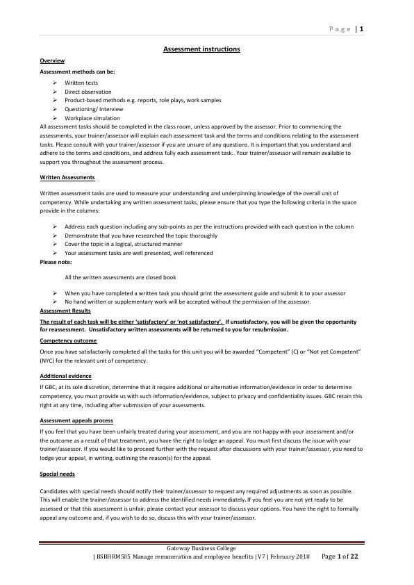 BSB50615 – Diploma of Human Resources Management_2