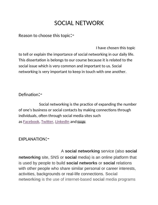 Social Network - Facebook_1