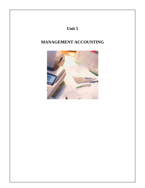 Management Accounting for Jaguar Land Rover_1