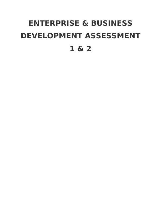 Business Development Assignment Solution_1