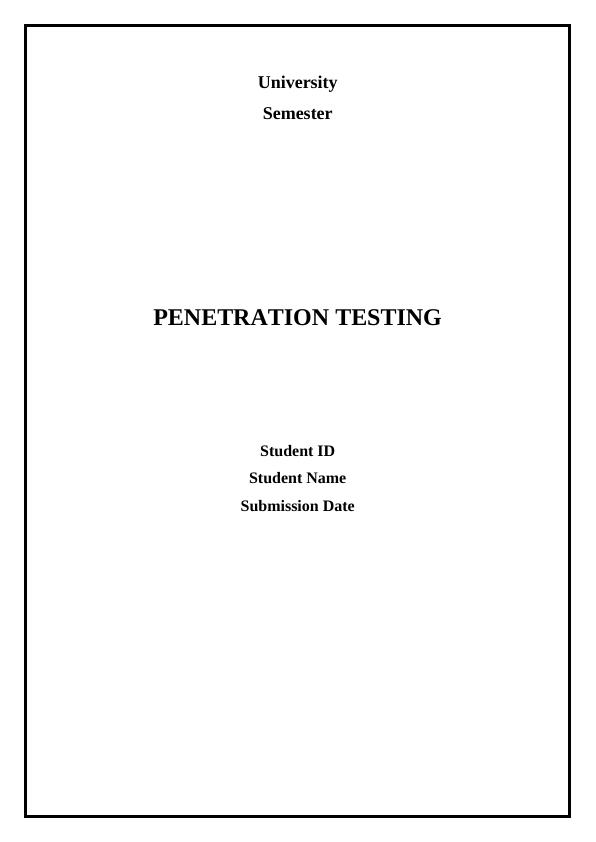 Penetration Testing: Ethical and Legal Issues, Methodology, and Full Scale Testing in Kali Linux_1