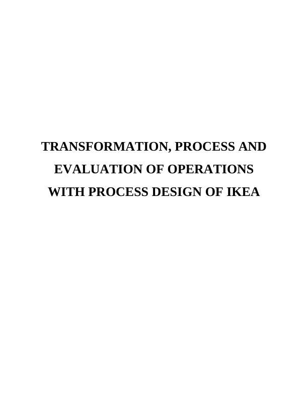 Operations management at IKEA_1