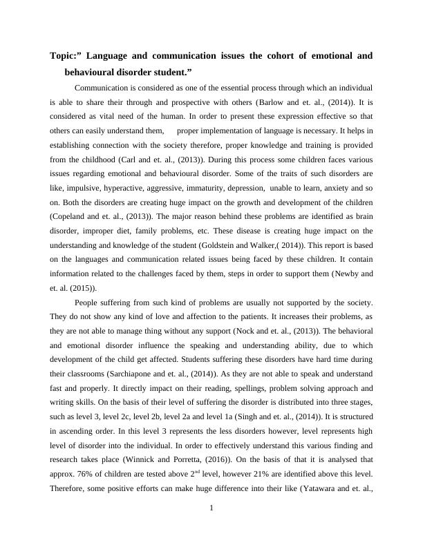 essay on language and communication