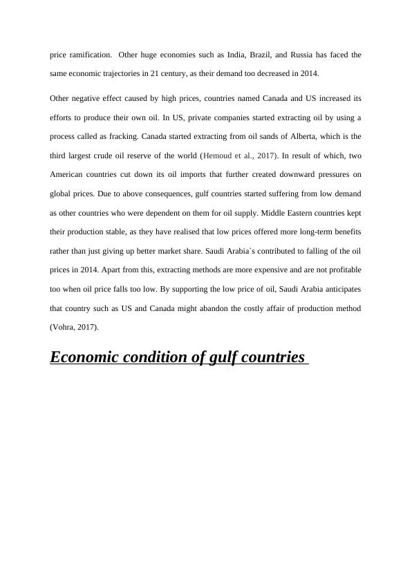 Analysis of Economic Crisis Caused by Falling Oil Prices in Gulf Countries_3