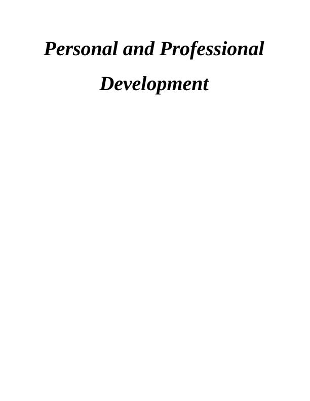 Personal and Professional Development Tesco_1