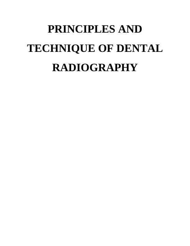 Dental Radiography Principles And Techniques_1