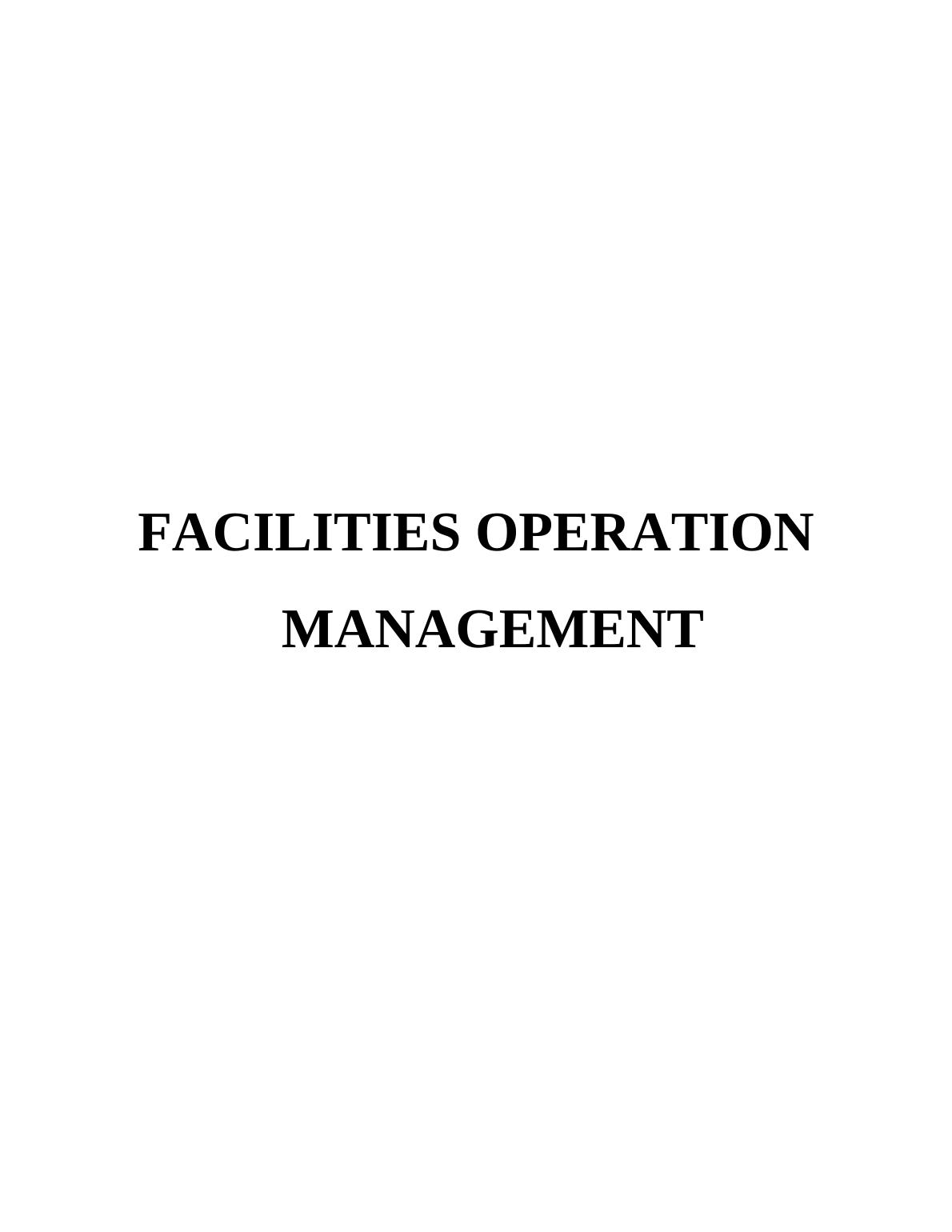 facilities-operation-management-assignment-marriott-hotels