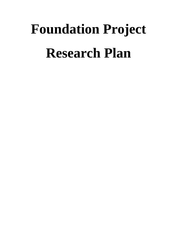 (PDF) The Foundation of Research_1