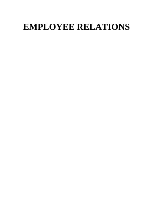 Employee Relations Perspectives, Psychological Contract, and Employee