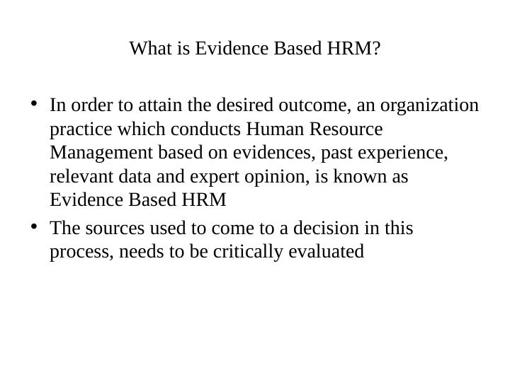 Evidence Based Human Resource_2